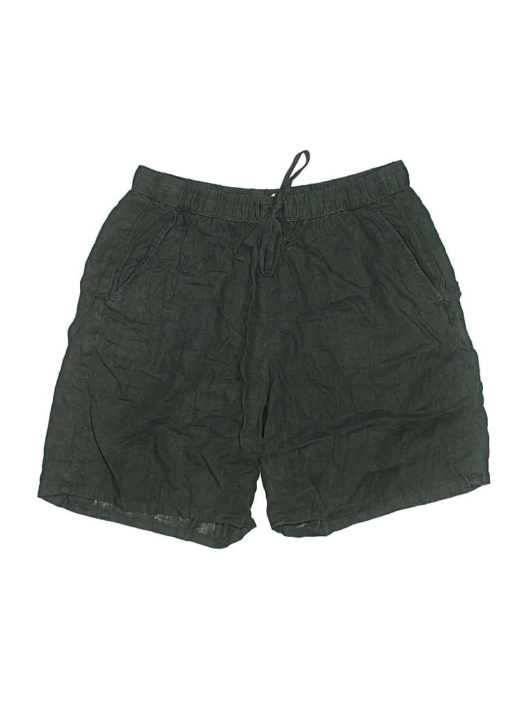 Pre-owned Eileen Fisher Cargo Shorts In Green