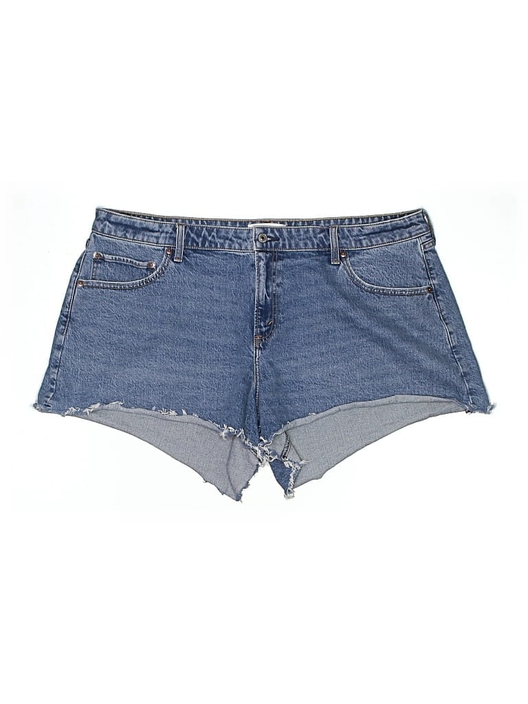 ABERCROMBIE & FITCH Pre-owned Denim Shorts In Blue