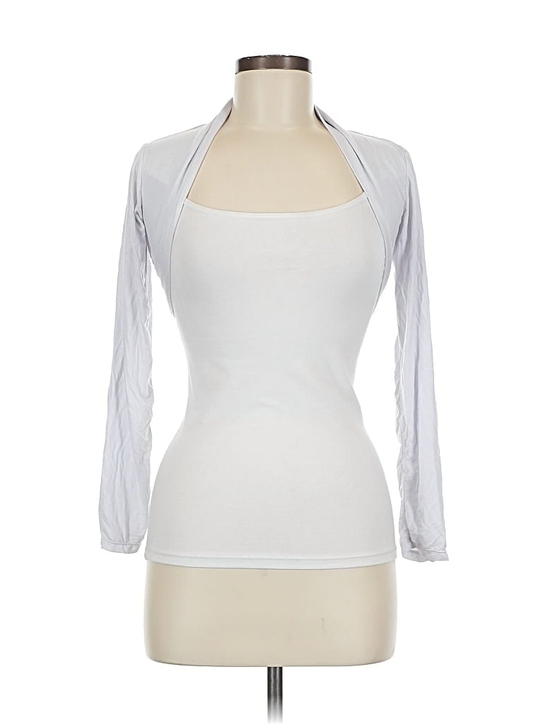 Pre-owned Unbranded Cardigan Sweater In Silver