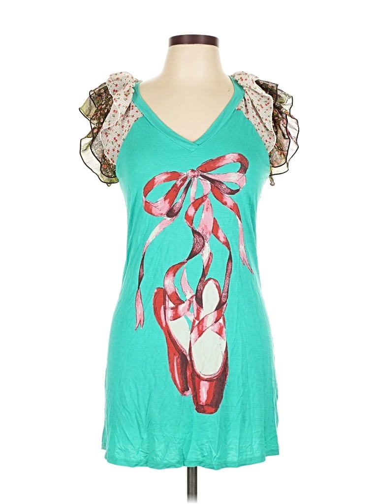 Pre-owned Double Zero Casual Dress In Blue