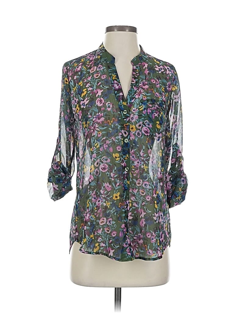 KUT FROM THE KLOTH Pre-owned 3/4 Sleeve Blouse In Gray