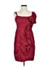 Nanette Lepore 100% Polyester Red Burgundy Cocktail Dress Size 2 - photo 1