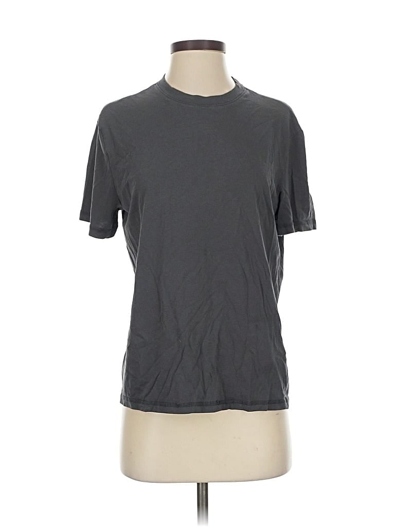 Pre-owned H&m Short Sleeve T-shirt In Gray