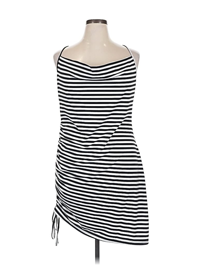 Pre-owned Shein Curve Casual Dress In Black