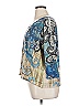 Style&Co 100% Polyester Blue 3/4 Sleeve Blouse Size XL - photo 5
