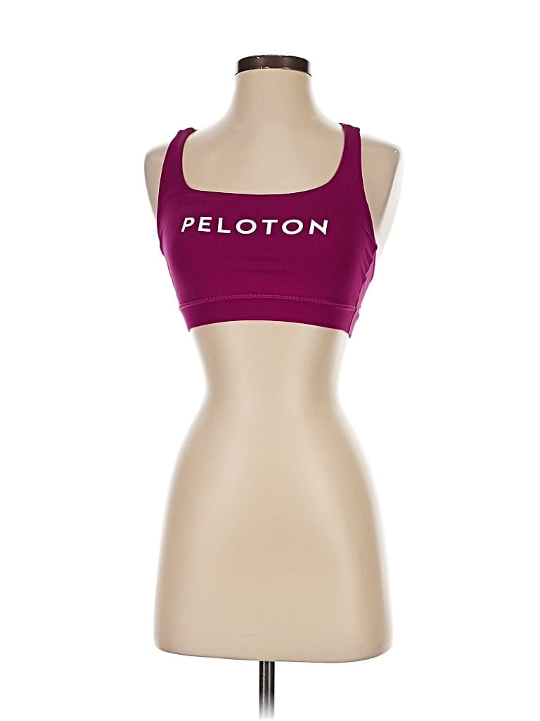 Pre-owned Lululemon Athletica Sports Bra In Purple