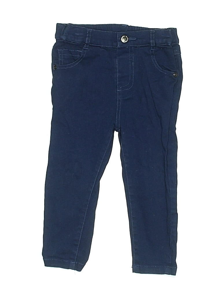 Pre-owned Purebaby Kids' Casual Pants In Blue