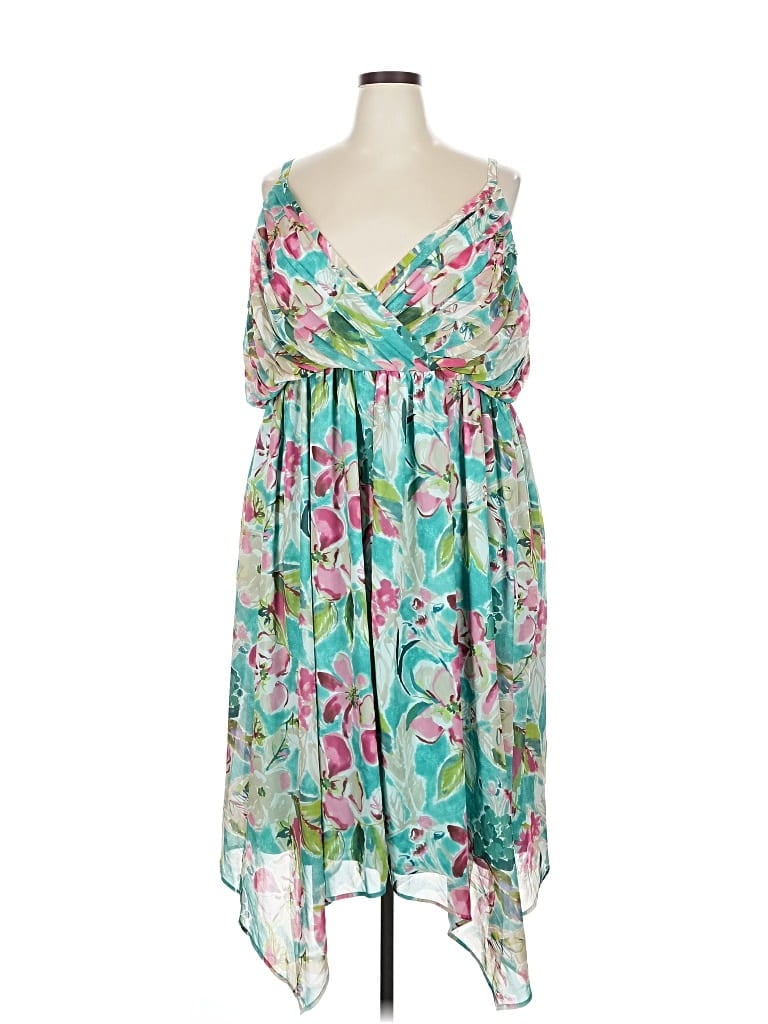 Pre-owned Torrid Cocktail Dress In Blue