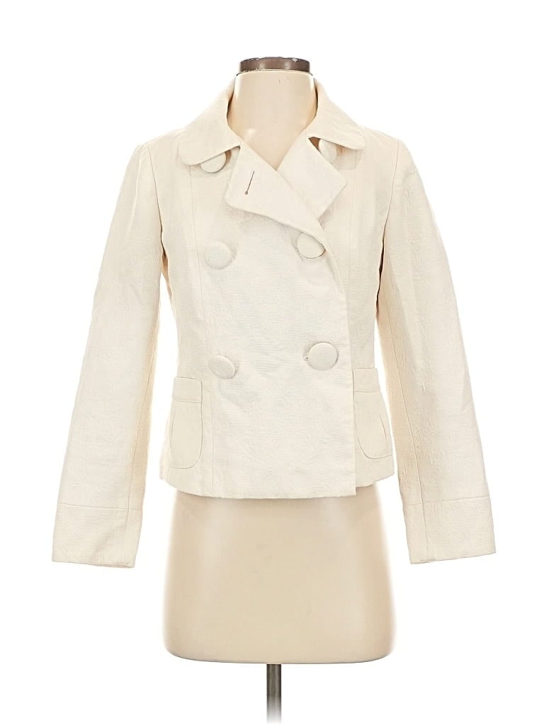Pre-owned Talbots Coat In White