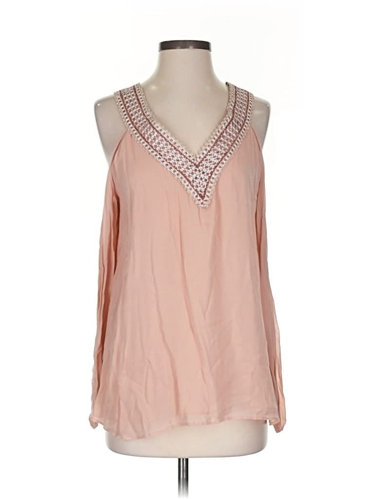 Pre-owned Love Sam Sleeveless Blouse In Pink