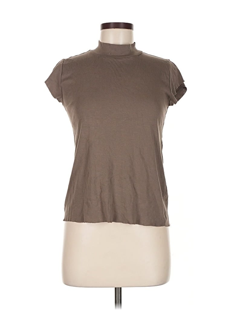 Click to view more detailed imagery on our partner's website Pre-owned Zara Short Sleeve Turtleneck In Brown