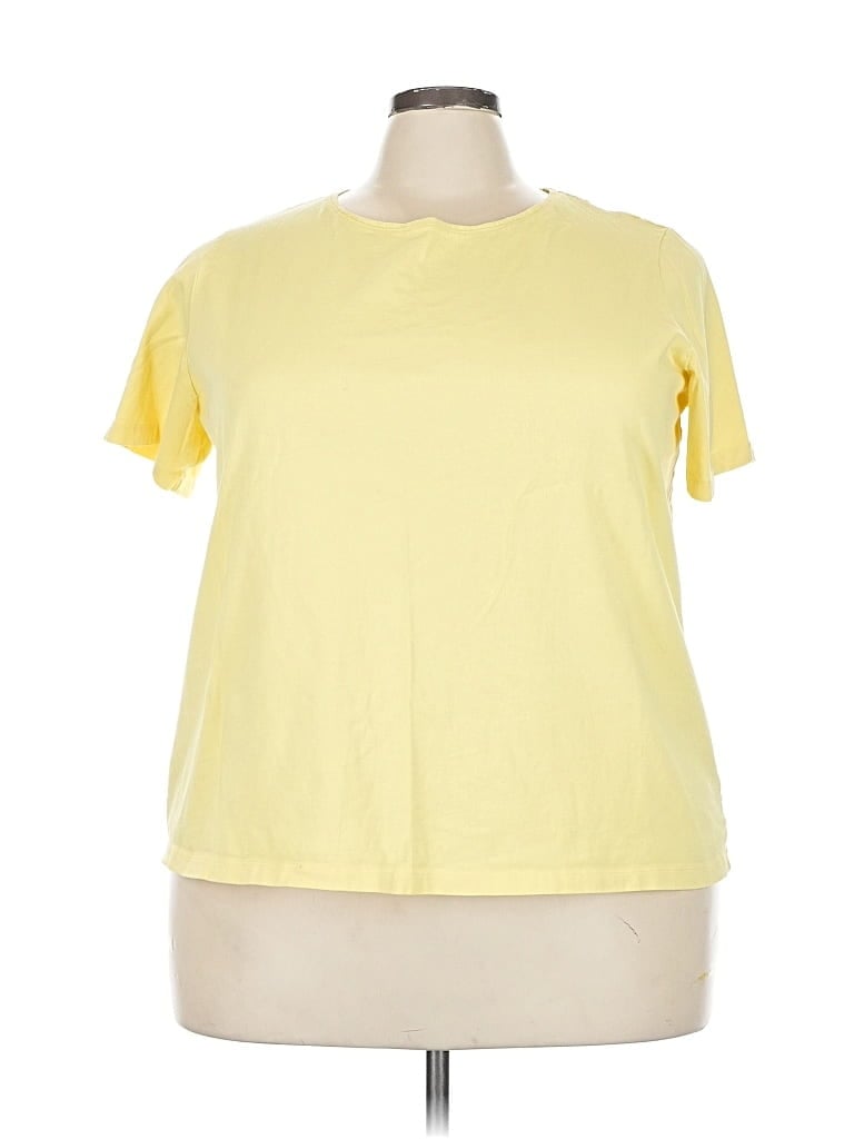 Pre-owned Cj Banks Short Sleeve T-shirt In Yellow