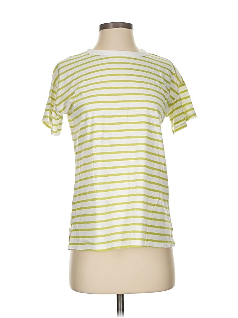 Pre-owned 24/7 Maurices Short Sleeve T-shirt In Yellow