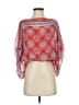 Max Studio 100% Polyester Red 3/4 Sleeve Blouse Size XS - photo 1