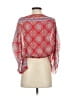 Max Studio 100% Polyester Red 3/4 Sleeve Blouse Size XS - photo 2
