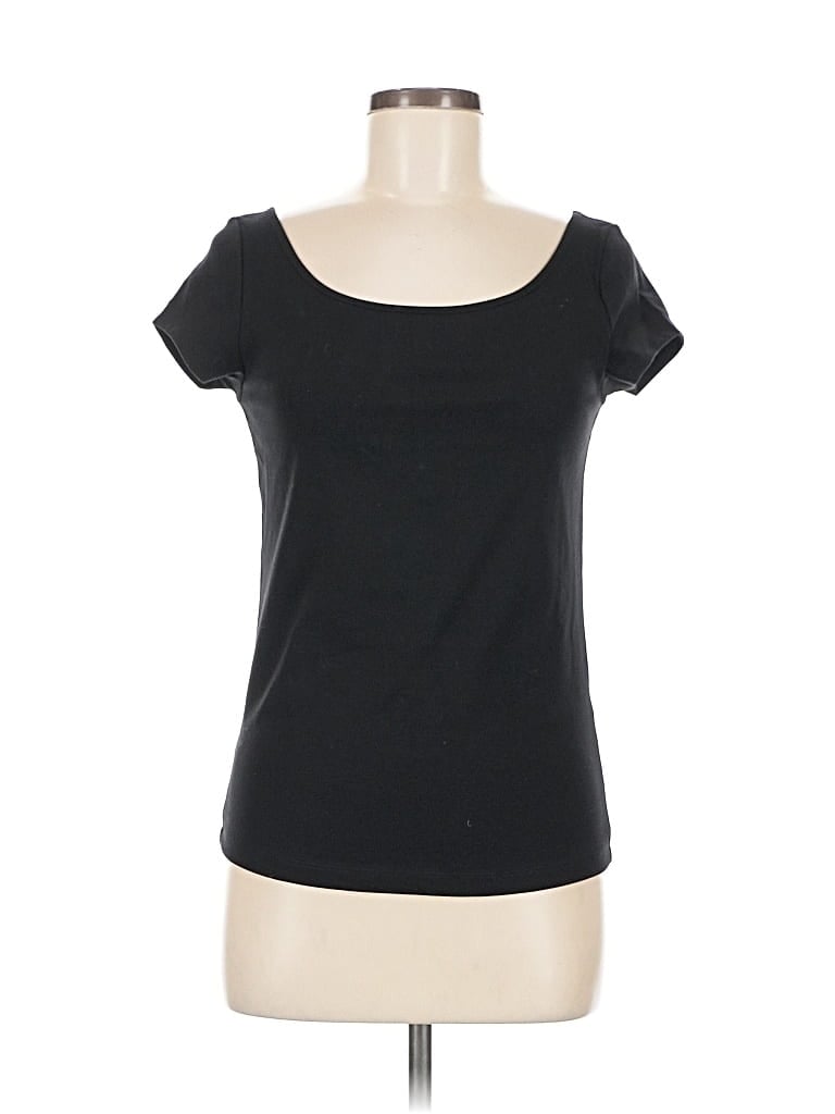 Pre-owned Banana Republic Short Sleeve T-shirt In Black