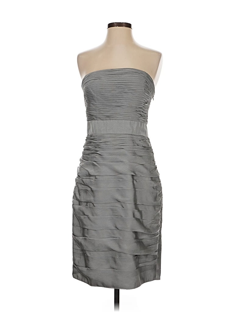 Click to view more detailed imagery on our partner's website Pre-owned ml Monique Lhuillier Cocktail Dress In Gray