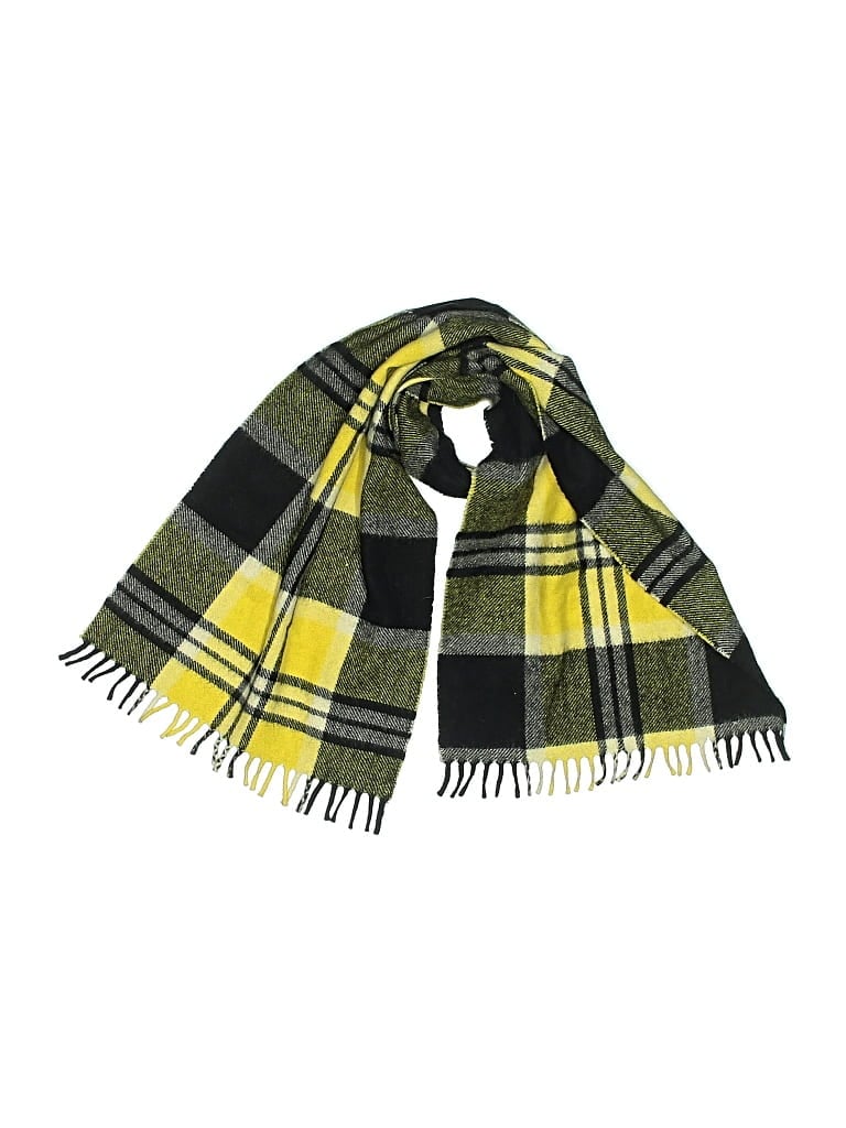 Pre-owned Unbranded Scarf In Yellow