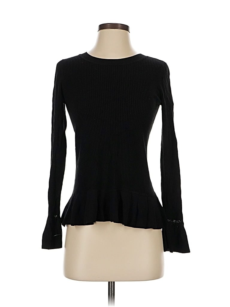 Pre-owned Michael Michael Kors Long Sleeve T-shirt In Black