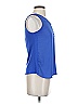 Express 100% Rayon Blue Sleeveless Blouse Size XS - photo 4