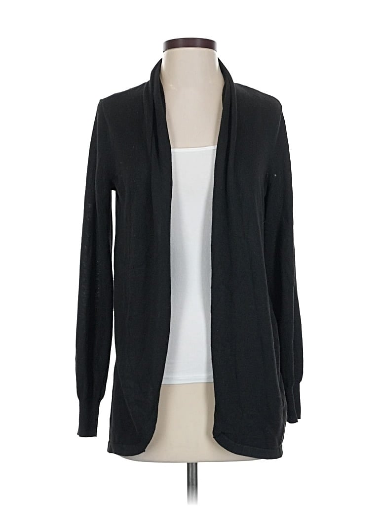 Pre-owned Ella Moss Cardigan Sweater In Black