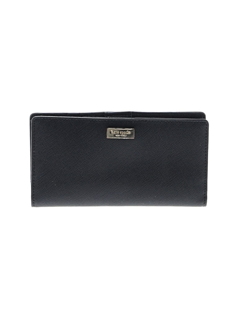 Pre-owned Kate Spade New York Leather Wallet In Black