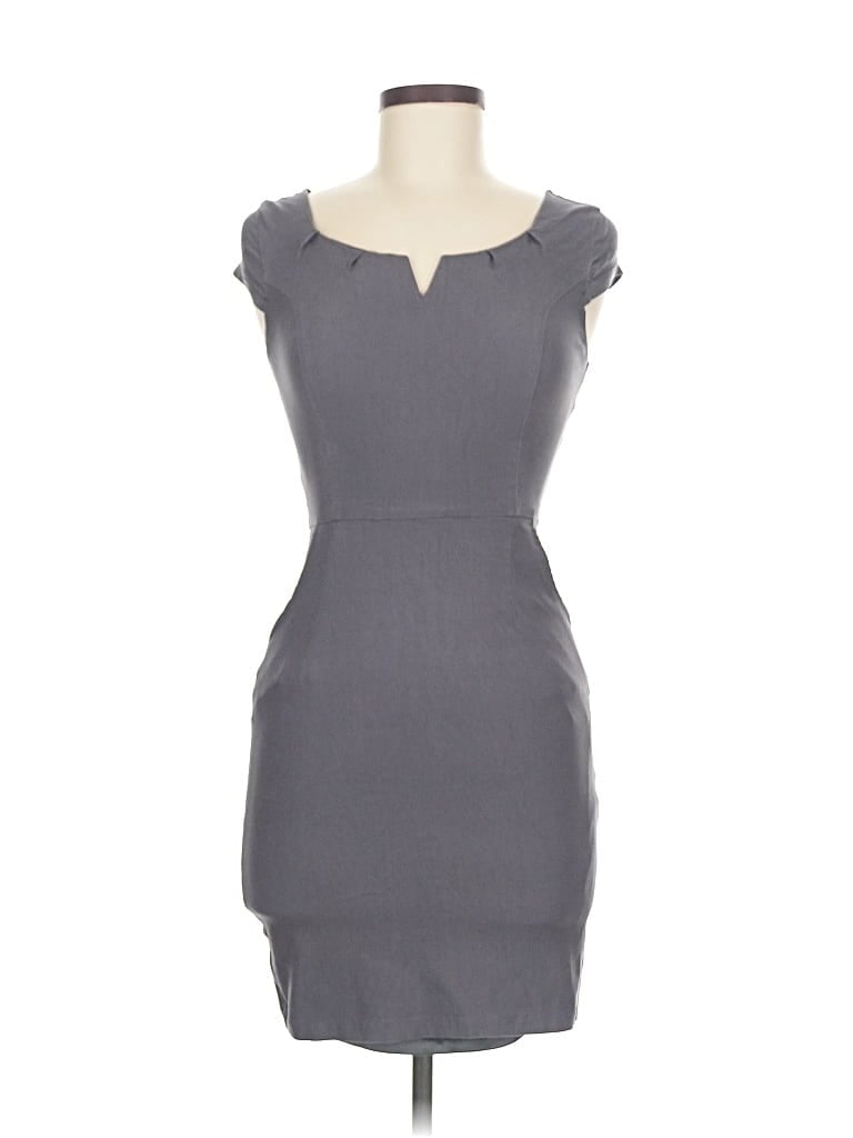 Pre-owned Lulus Cocktail Dress In Gray