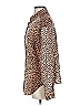 Auguste Animal Print Brown Long Sleeve Button-Down Shirt Size 2 - photo 5