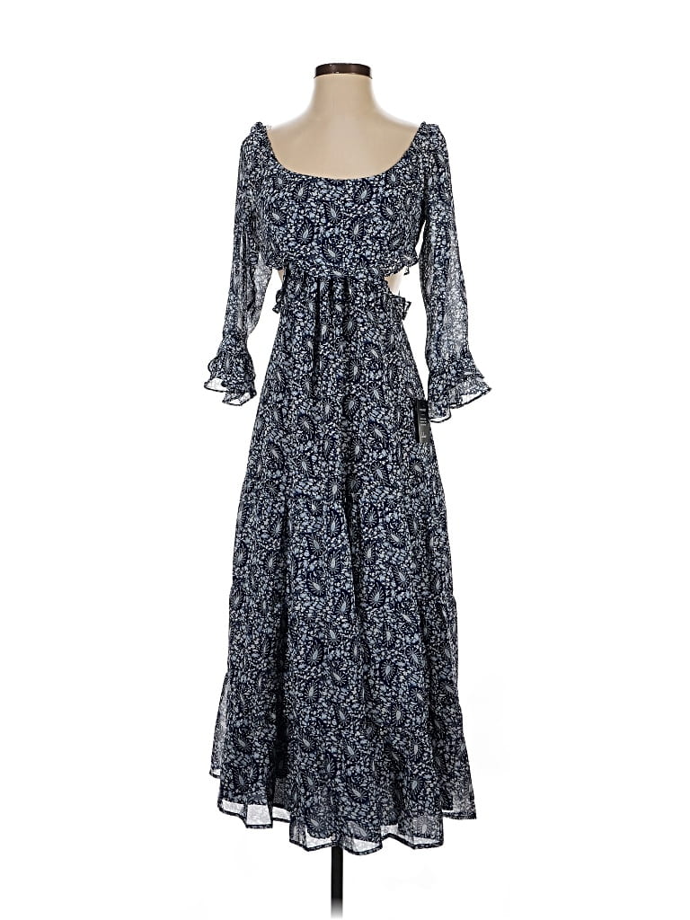 Pre-owned Lulus Casual Dress In Blue