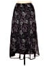 JM Collection 100% Polyester Paisley Black Formal Skirt Size 24 waist - photo 2