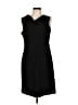 W by Worth Solid Black Casual Dress Size 12 - photo 1