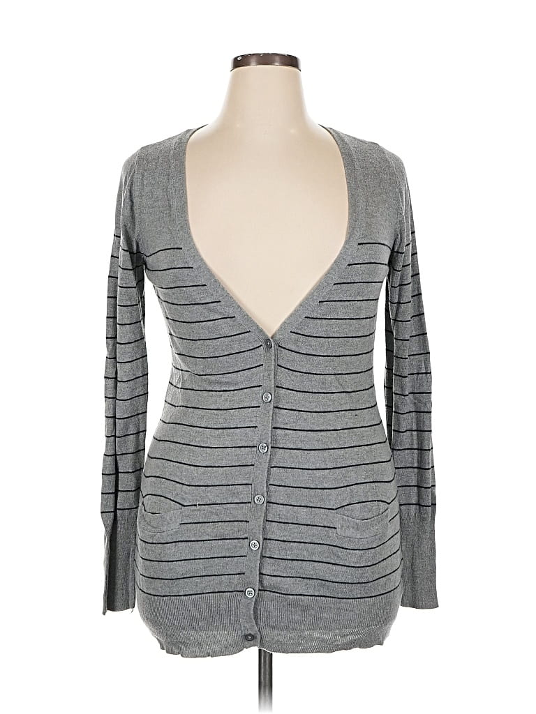 Pre-owned Mossimo Cardigan Sweater In Gray