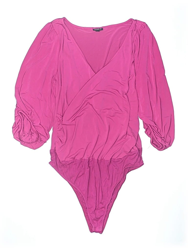 Pre-owned Torrid Bodysuit In Pink