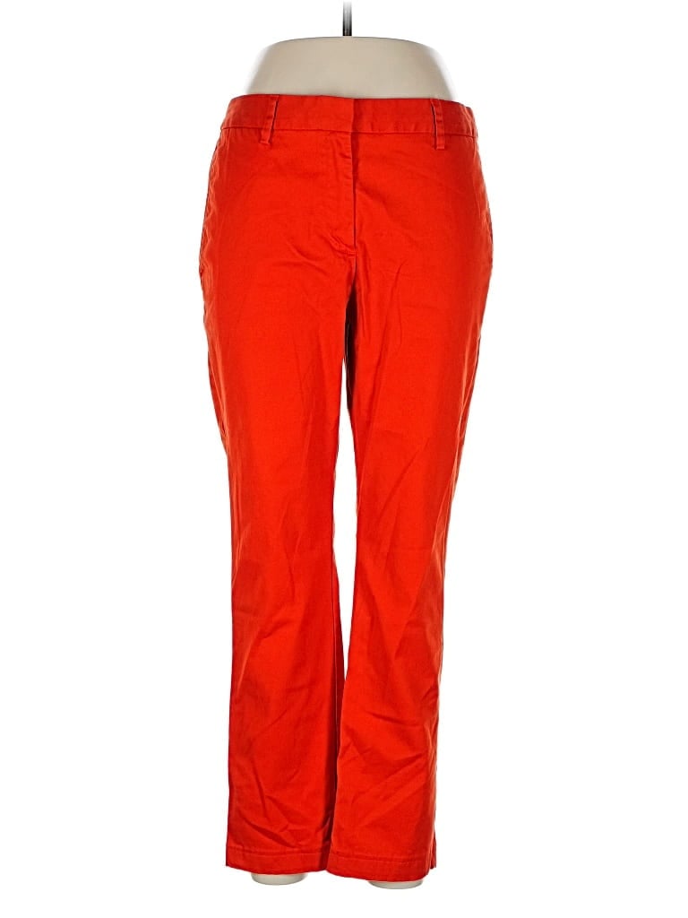 Pre-owned Lands' End Casual Pants In Red