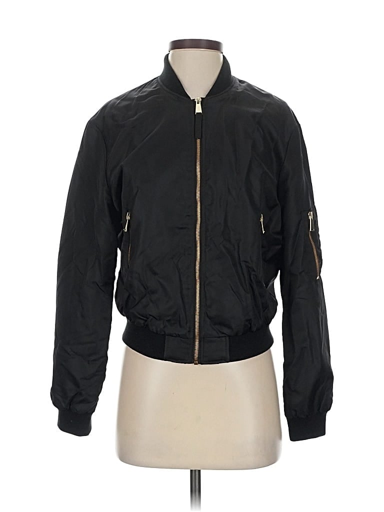 Pre-owned Zara Basic Jacket In Black