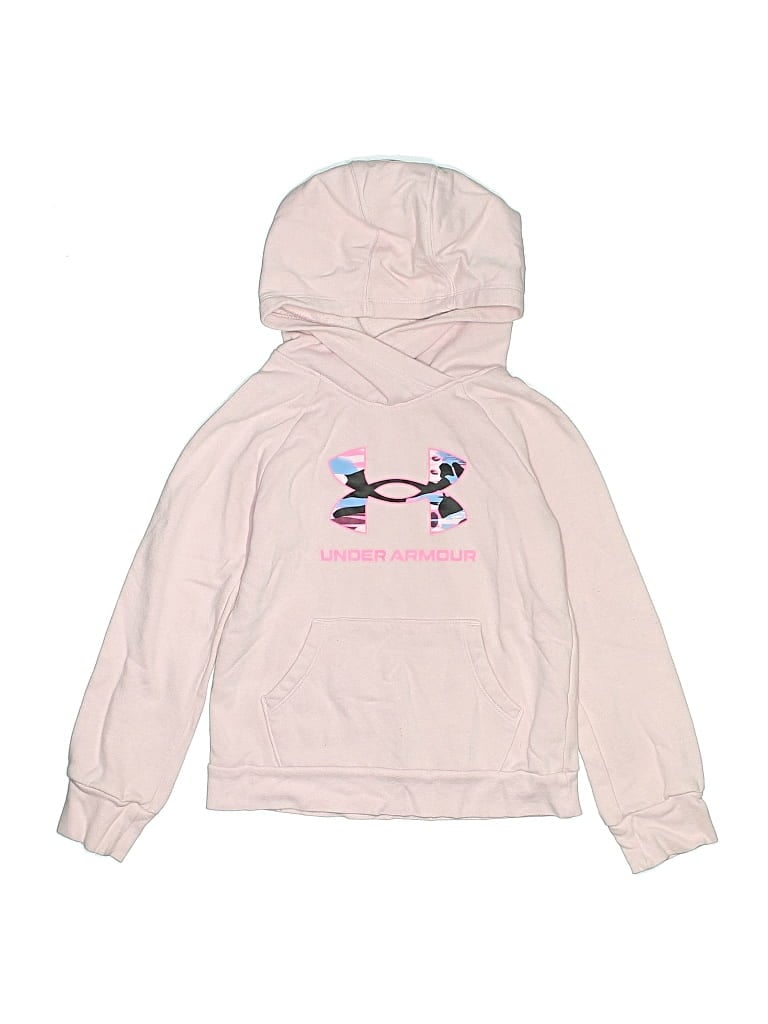 Click to view more detailed imagery on our partner's website Pre-owned Under Armour Kids' Pullover Hoodie In Pink