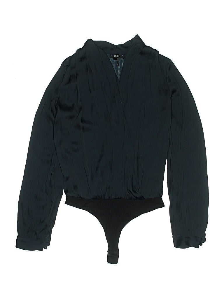 Pre-owned Paige Bodysuit In Black