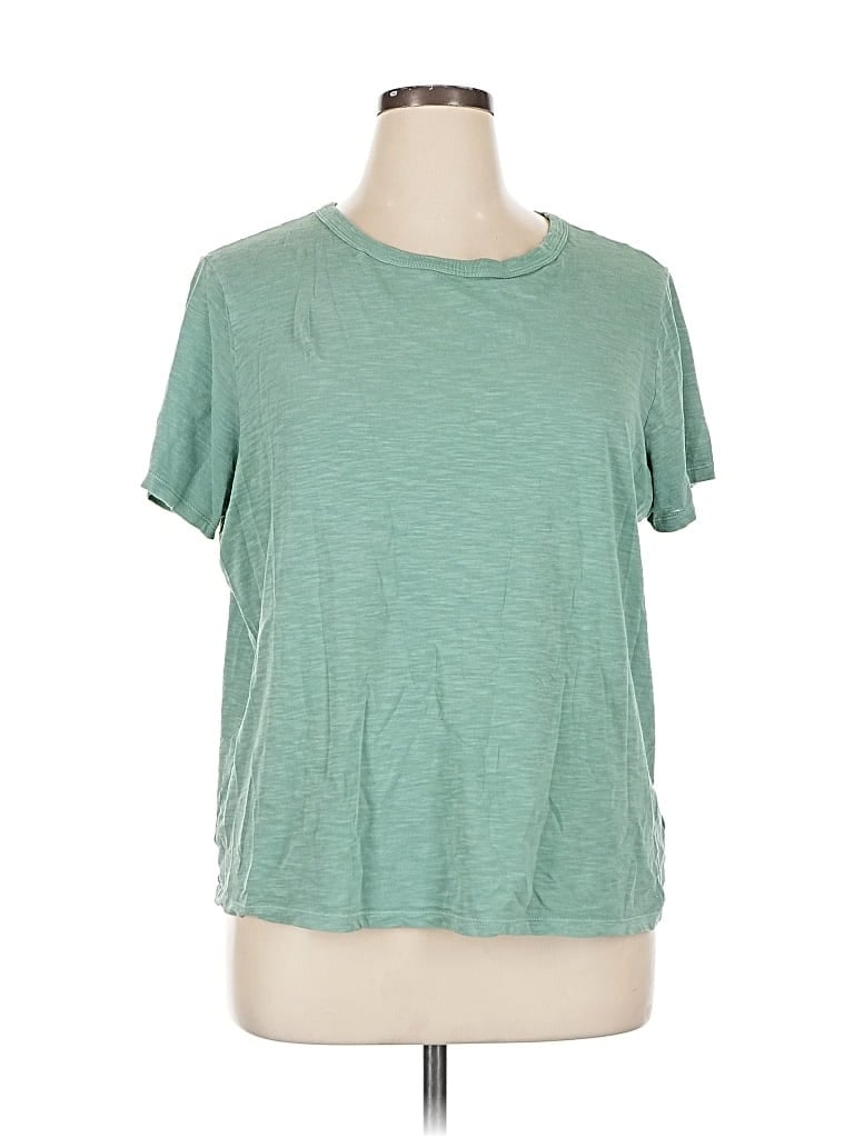 Pre-owned Old Navy Short Sleeve T-shirt In Green