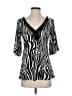 Boston Proper Black 3/4 Sleeve Blouse Size XS - photo 1
