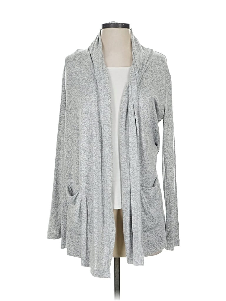 Pre-owned Athleta Cardigan Sweater In Gray
