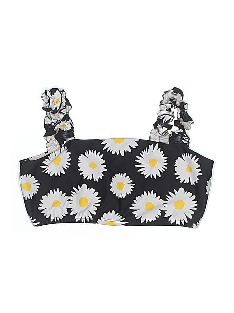 Pre-owned Year Of Ours Swimsuit Top Black Swimwear