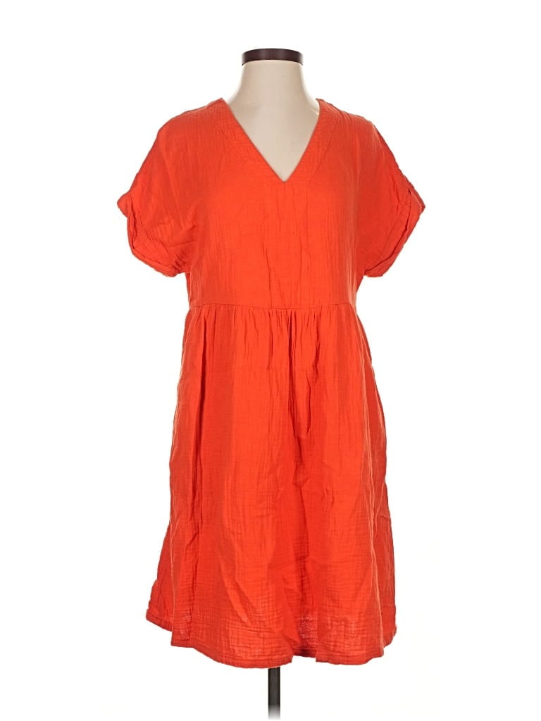 Pre-owned Universal Thread Casual Dress In Orange