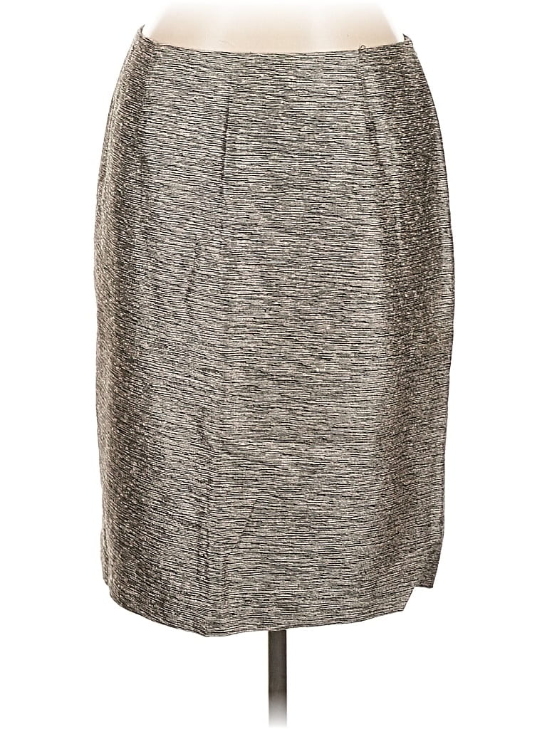 Click to view more detailed imagery on our partner's website Pre-owned Jones New York Collection Casual Skirt In Silver