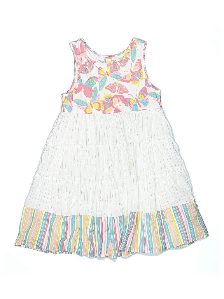 Pre-owned Peek Kids' ... Dress In White