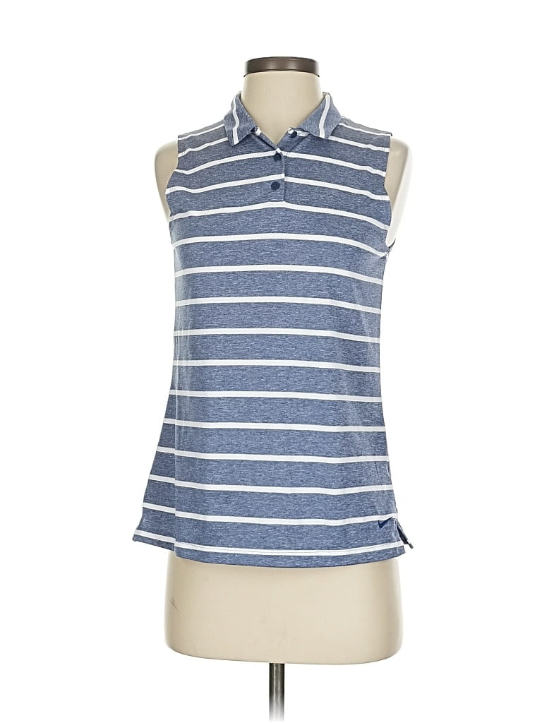 Click to view more detailed imagery on our partner's website Pre-owned Nike Sleeveless Polo Shirt In Blue