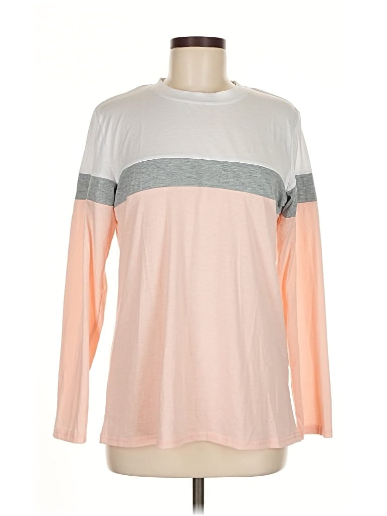 Pre-owned Unbranded Long Sleeve T-shirt In Pink