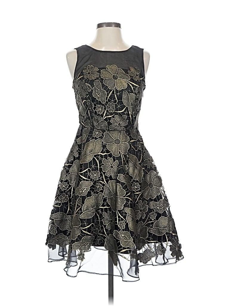 Pre-owned Eva Franco Cocktail Dress In Gray