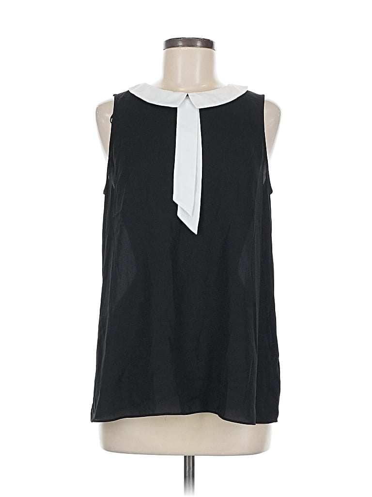 Pre-owned Vince Camuto Sleeveless Blouse In Black
