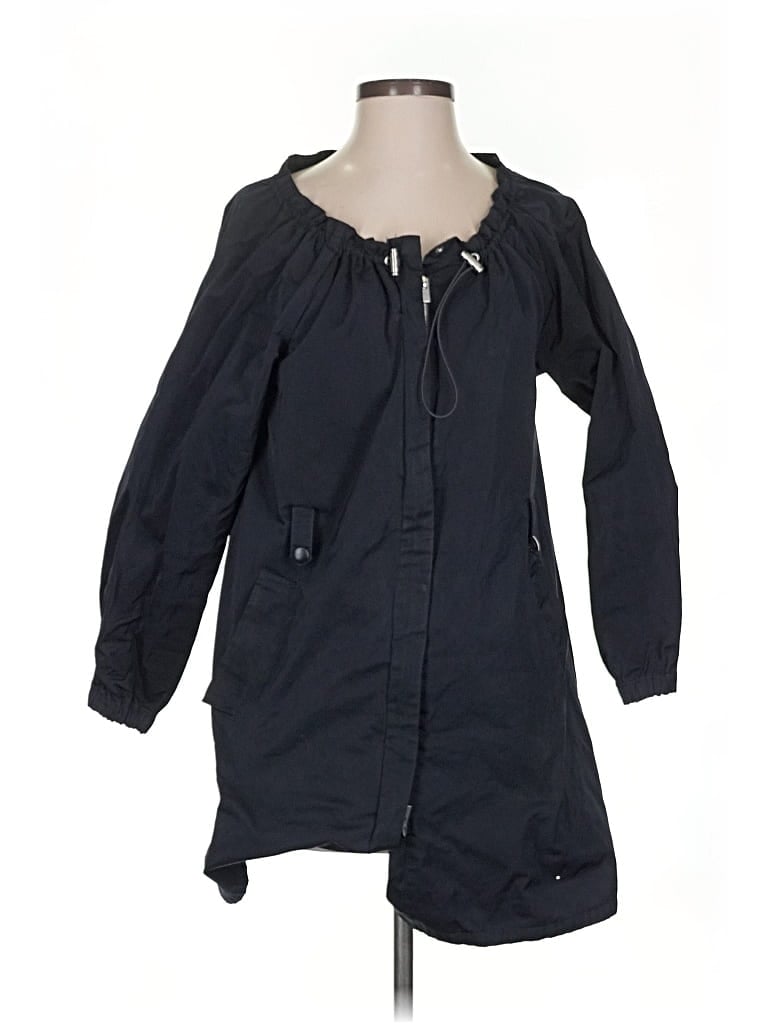 Pre-owned Theory Raincoat In Blue