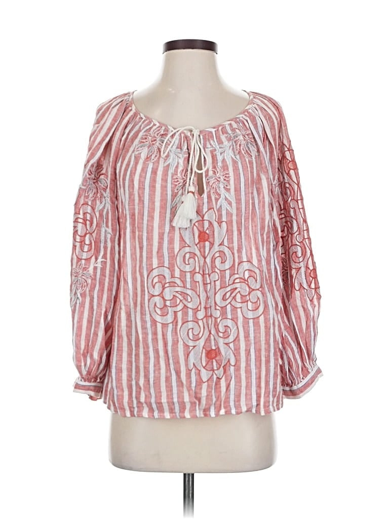 Click to view more detailed imagery on our partner's website Pre-owned Akemi + Kin 3/4 Sleeve Blouse In Pink